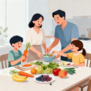 Jak wprowadzić zdrowe nawyki żywieniowe w rodzinie